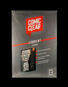 Comic Clear Current Clear Backing Boards (5s) Never change again!