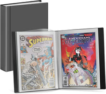 Load image into Gallery viewer, Comic Book Album - Holds 12 bagged &amp; boarded comics
