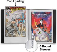 Load image into Gallery viewer, Comic Book Album - Holds 12 bagged &amp; boarded comics
