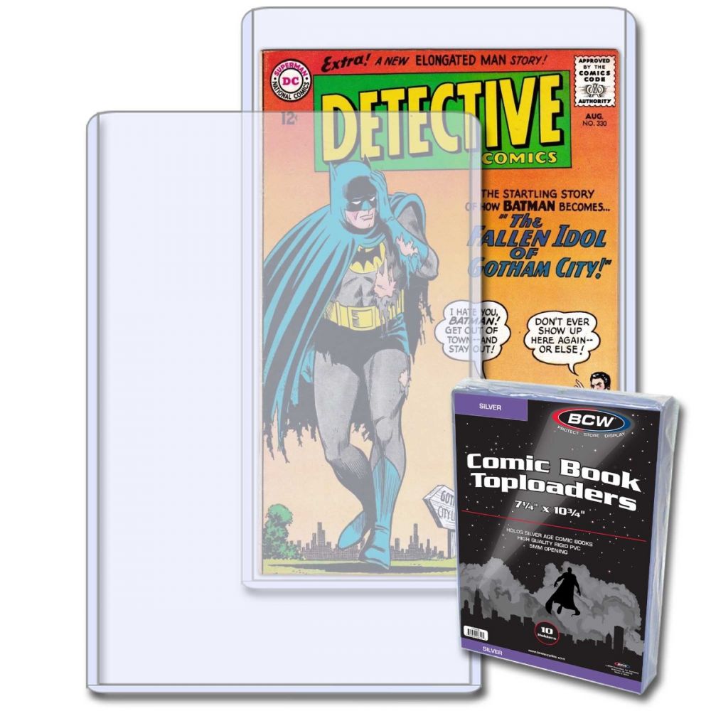 BCW Silver Age Comic Toploaders (10s)